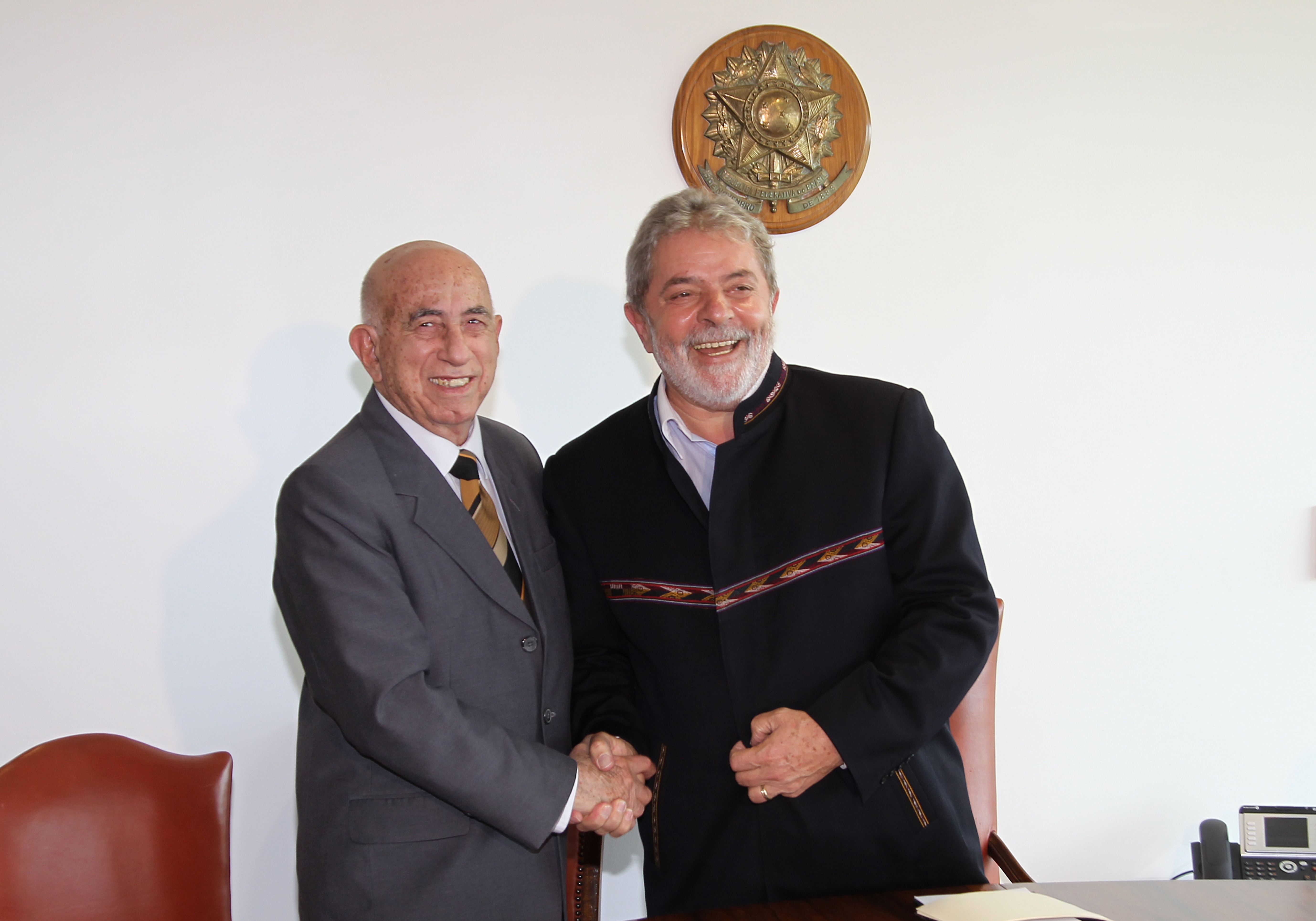 Presidente Lula durante encontro com o vice-presidente do Conselho de Estado de Cuba, José Ramón Machado Ventura 